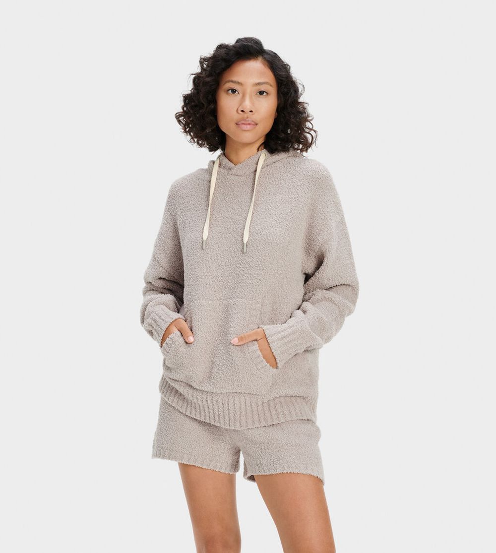 Ugg Hoodie Womens - Ugg Asala Grey - 186ACDXMI